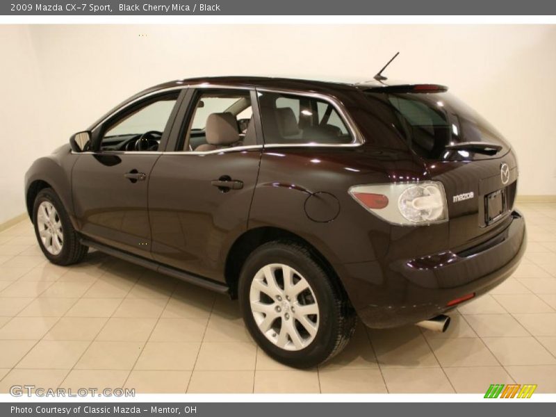 Black Cherry Mica / Black 2009 Mazda CX-7 Sport
