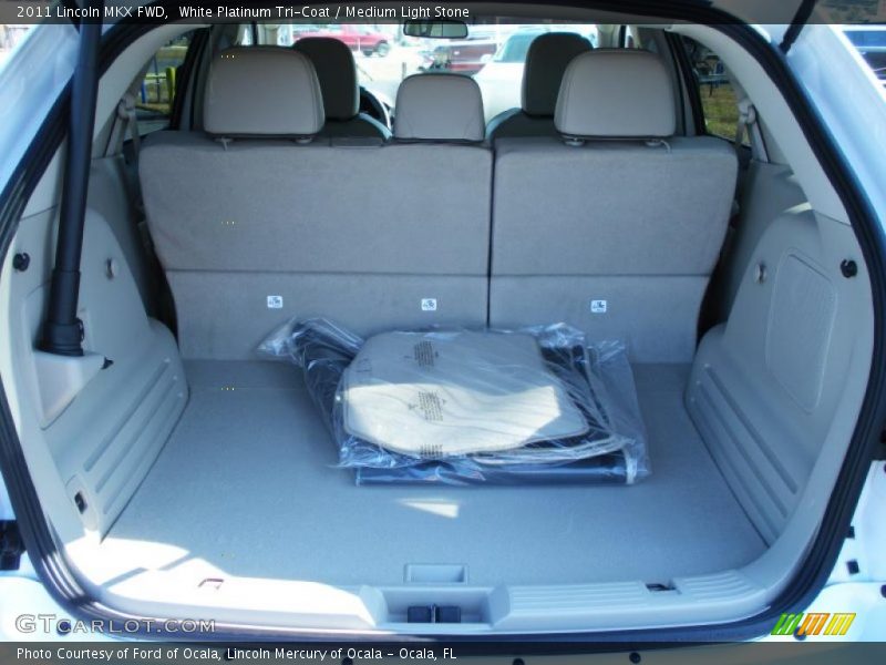 White Platinum Tri-Coat / Medium Light Stone 2011 Lincoln MKX FWD