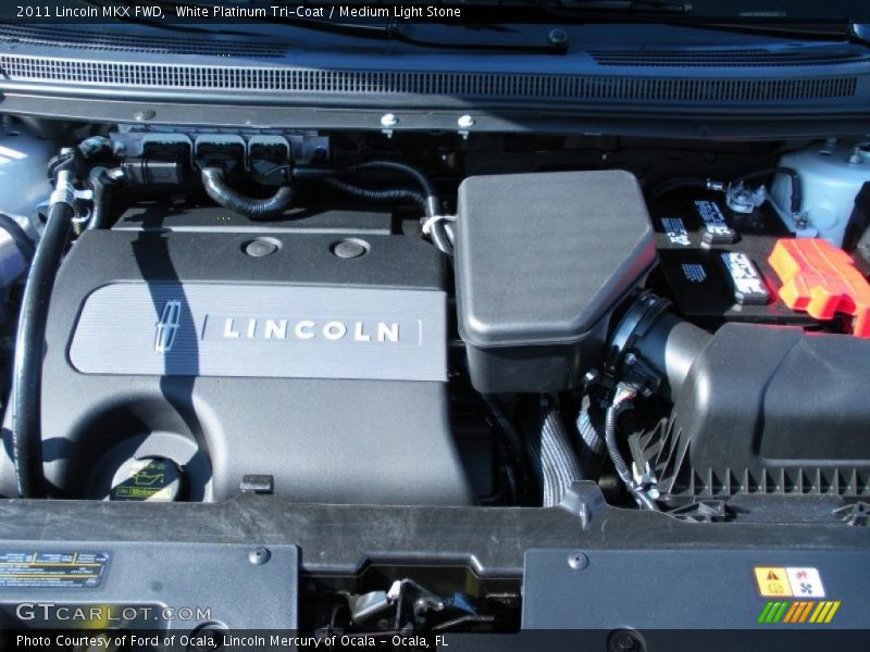 White Platinum Tri-Coat / Medium Light Stone 2011 Lincoln MKX FWD