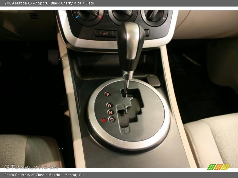 Black Cherry Mica / Black 2009 Mazda CX-7 Sport