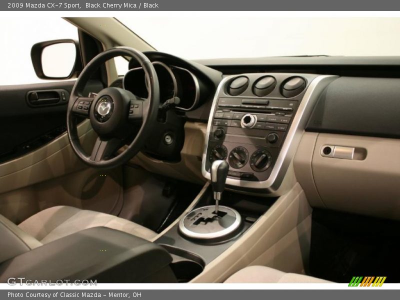 Black Cherry Mica / Black 2009 Mazda CX-7 Sport
