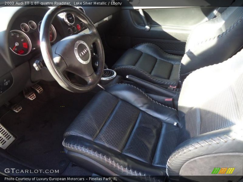  2003 TT 1.8T quattro Roadster Ebony Interior