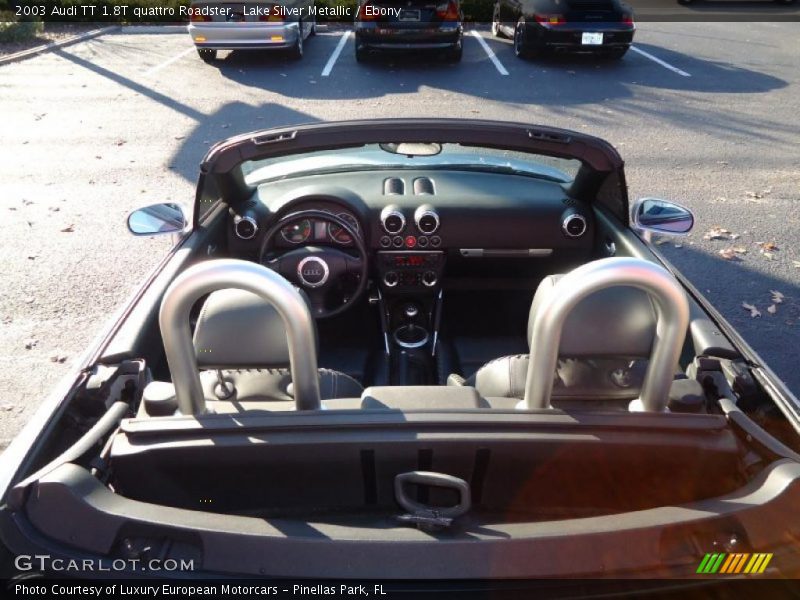 Lake Silver Metallic / Ebony 2003 Audi TT 1.8T quattro Roadster