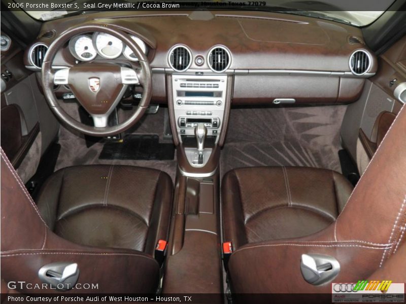 Seal Grey Metallic / Cocoa Brown 2006 Porsche Boxster S