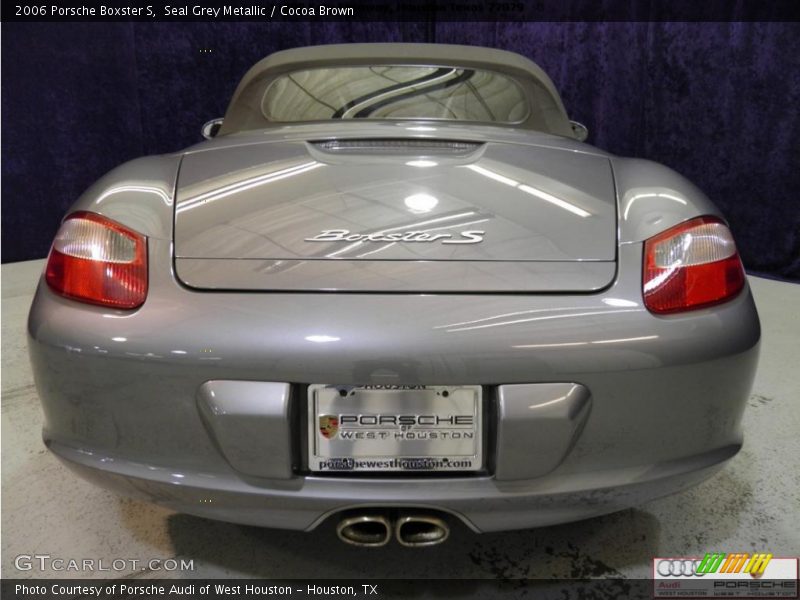 Seal Grey Metallic / Cocoa Brown 2006 Porsche Boxster S