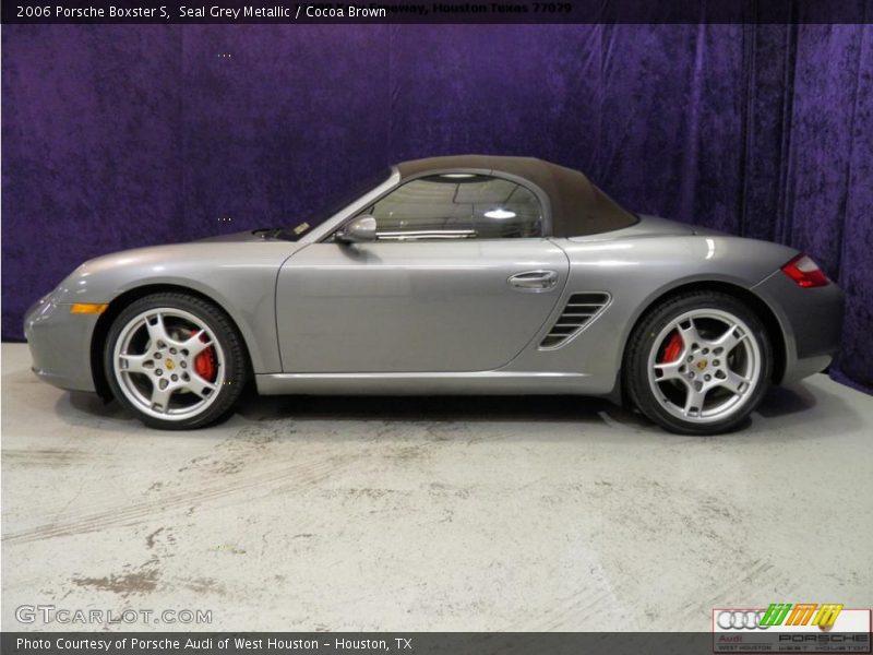 Seal Grey Metallic / Cocoa Brown 2006 Porsche Boxster S