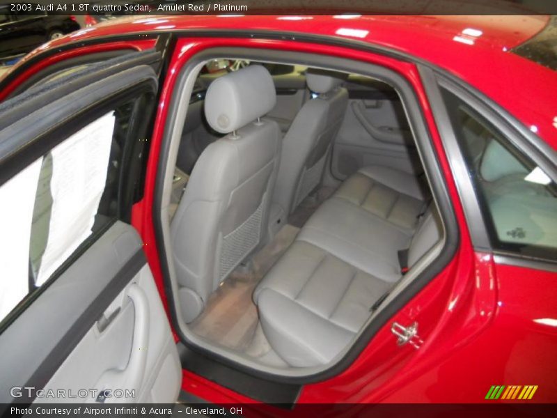 Amulet Red / Platinum 2003 Audi A4 1.8T quattro Sedan