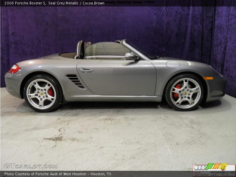 Seal Grey Metallic / Cocoa Brown 2006 Porsche Boxster S