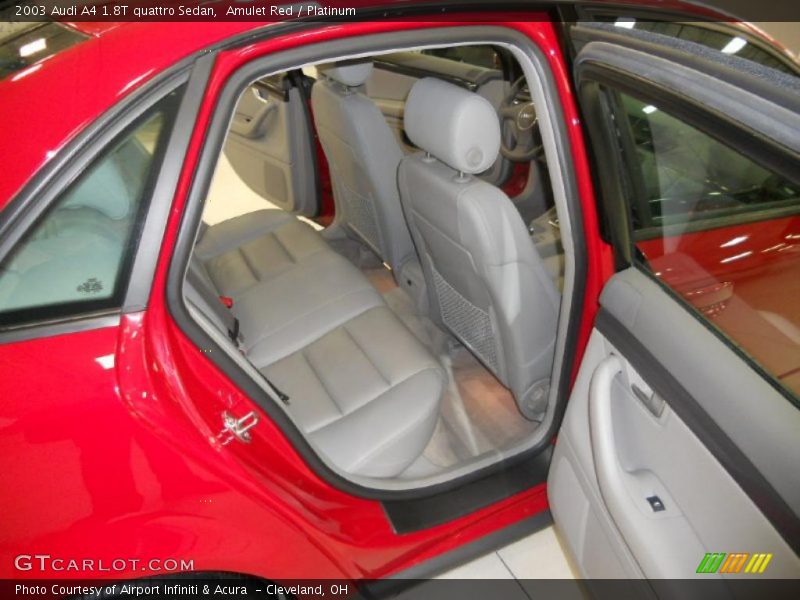 Amulet Red / Platinum 2003 Audi A4 1.8T quattro Sedan