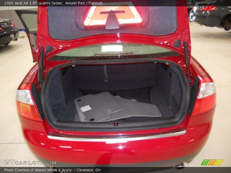 Amulet Red / Platinum 2003 Audi A4 1.8T quattro Sedan