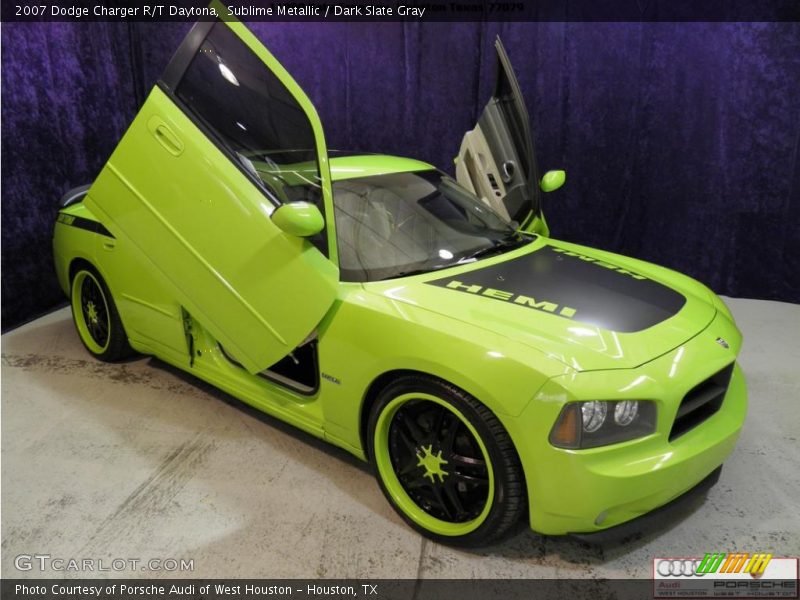 Sublime Metallic / Dark Slate Gray 2007 Dodge Charger R/T Daytona