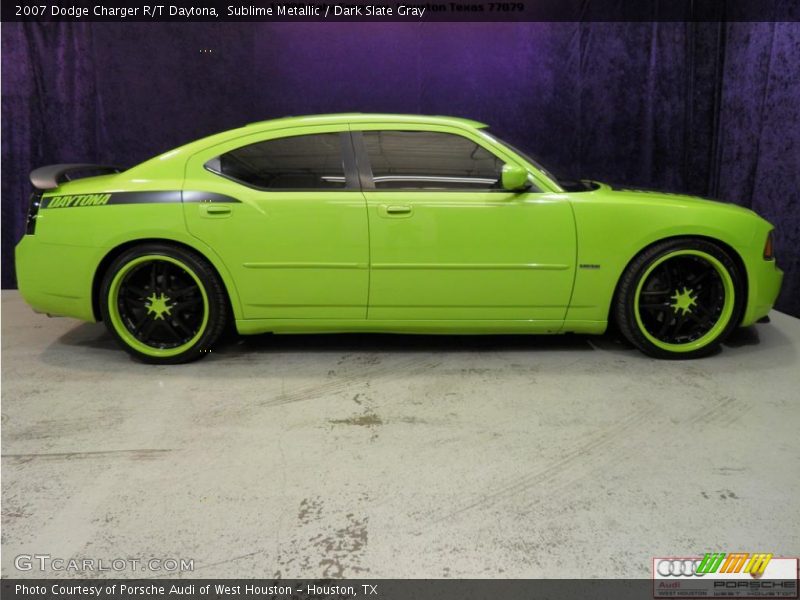 Sublime Metallic / Dark Slate Gray 2007 Dodge Charger R/T Daytona