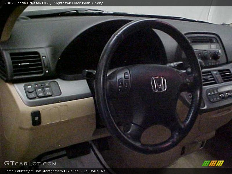 Nighthawk Black Pearl / Ivory 2007 Honda Odyssey EX-L