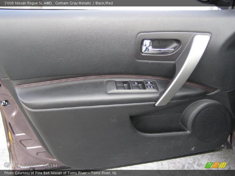 Gotham Gray Metallic / Black/Red 2008 Nissan Rogue SL AWD