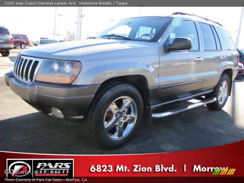 Silverstone Metallic / Taupe 2000 Jeep Grand Cherokee Laredo 4x4