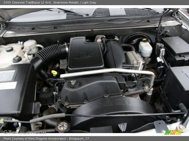Silverstone Metallic / Light Gray 2005 Chevrolet TrailBlazer LS 4x4