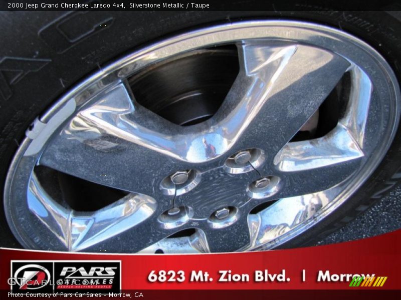 Silverstone Metallic / Taupe 2000 Jeep Grand Cherokee Laredo 4x4