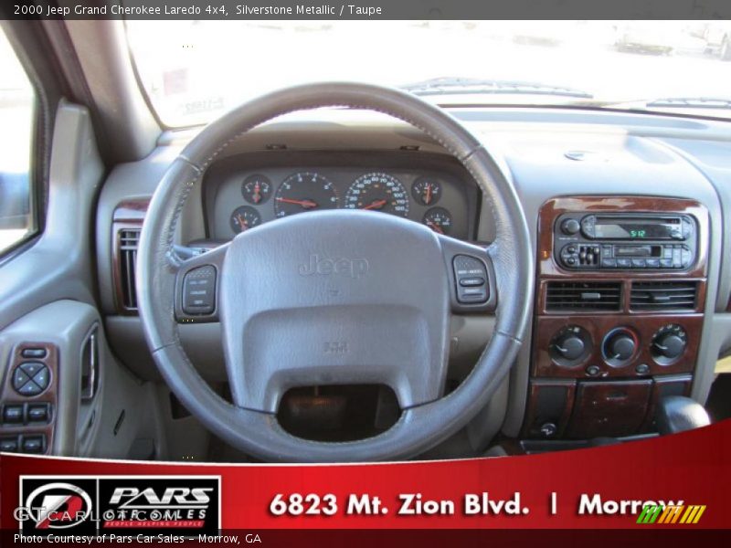 Silverstone Metallic / Taupe 2000 Jeep Grand Cherokee Laredo 4x4