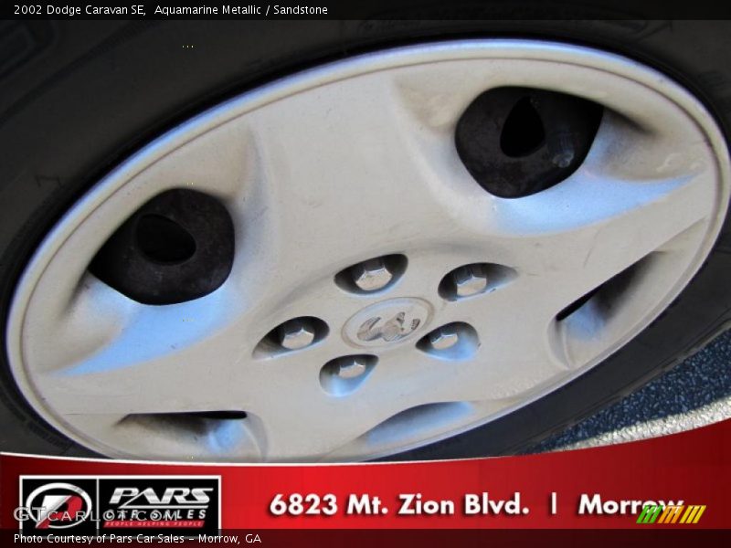 Aquamarine Metallic / Sandstone 2002 Dodge Caravan SE