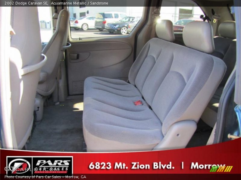 Aquamarine Metallic / Sandstone 2002 Dodge Caravan SE