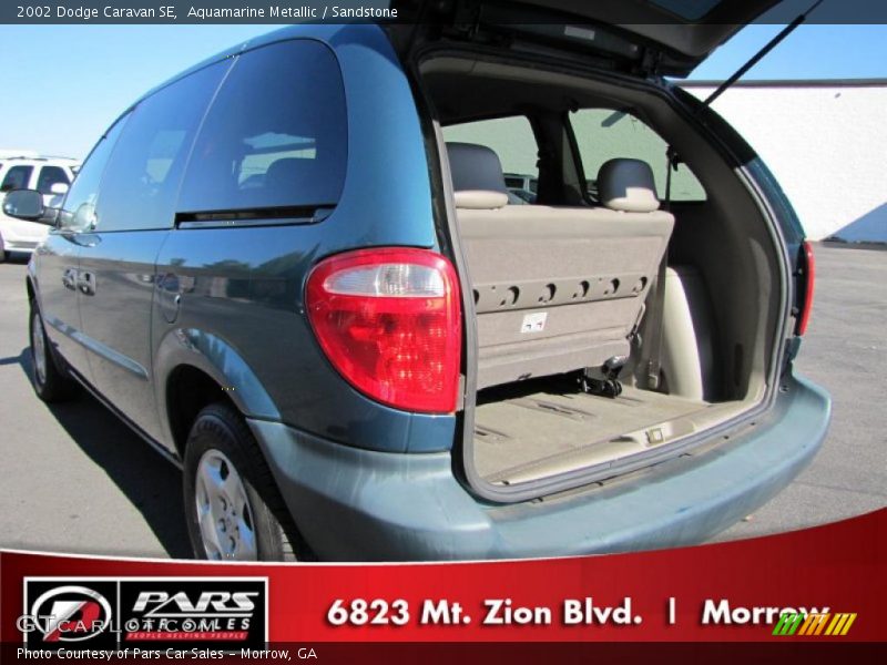 Aquamarine Metallic / Sandstone 2002 Dodge Caravan SE