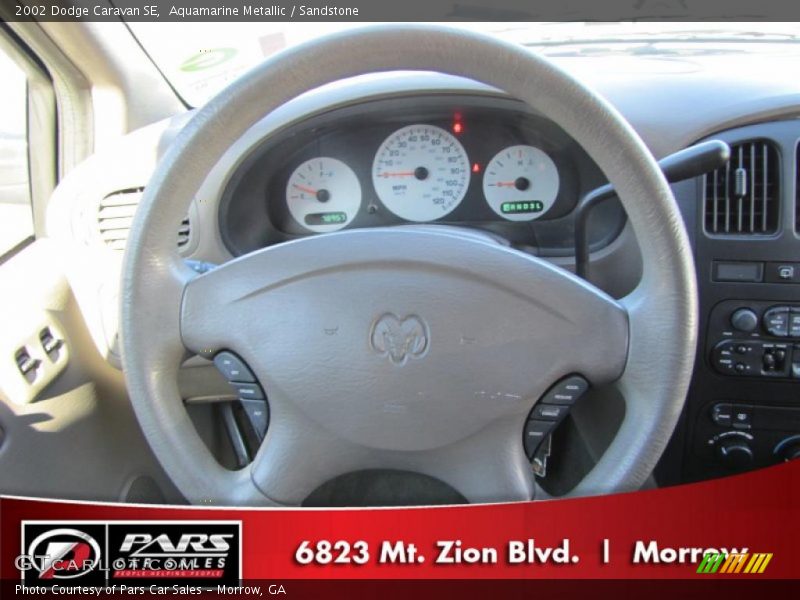 Aquamarine Metallic / Sandstone 2002 Dodge Caravan SE