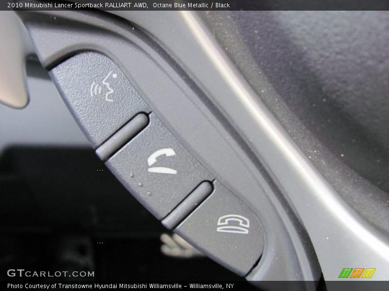 Controls of 2010 Lancer Sportback RALLIART AWD