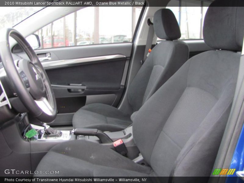  2010 Lancer Sportback RALLIART AWD Black Interior