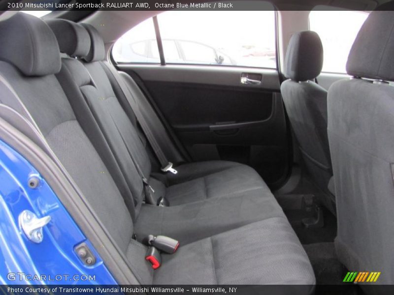  2010 Lancer Sportback RALLIART AWD Black Interior