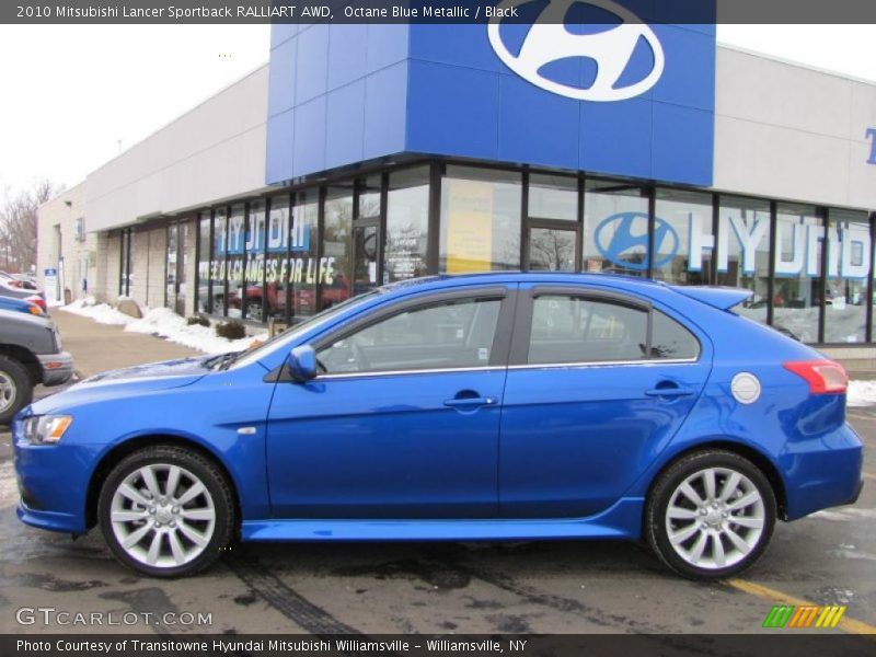  2010 Lancer Sportback RALLIART AWD Octane Blue Metallic