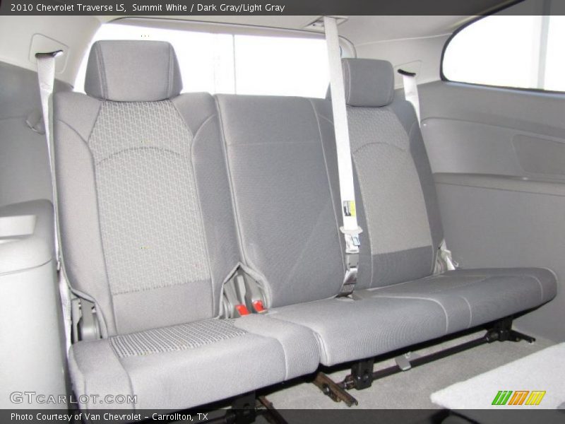 Summit White / Dark Gray/Light Gray 2010 Chevrolet Traverse LS