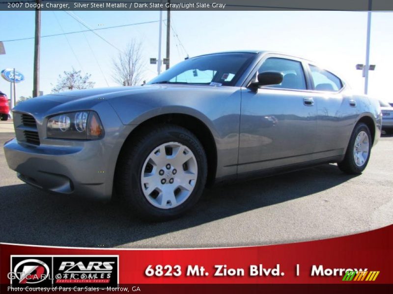 Silver Steel Metallic / Dark Slate Gray/Light Slate Gray 2007 Dodge Charger