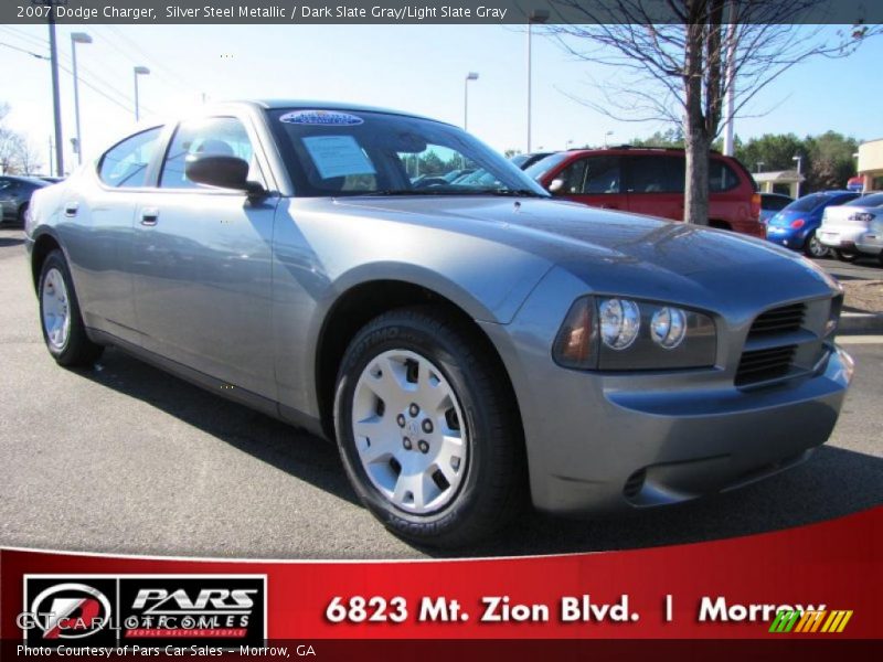Silver Steel Metallic / Dark Slate Gray/Light Slate Gray 2007 Dodge Charger