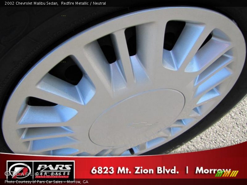 Redfire Metallic / Neutral 2002 Chevrolet Malibu Sedan