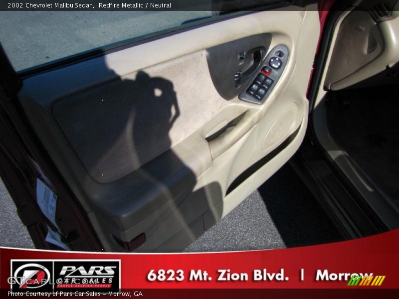 Redfire Metallic / Neutral 2002 Chevrolet Malibu Sedan