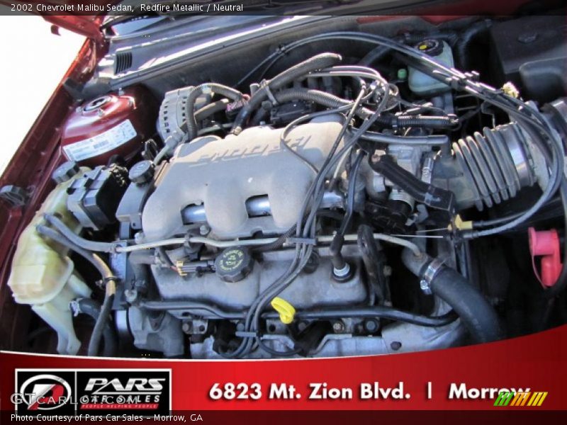 Redfire Metallic / Neutral 2002 Chevrolet Malibu Sedan