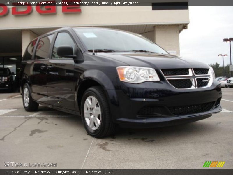 Blackberry Pearl / Black/Light Graystone 2011 Dodge Grand Caravan Express