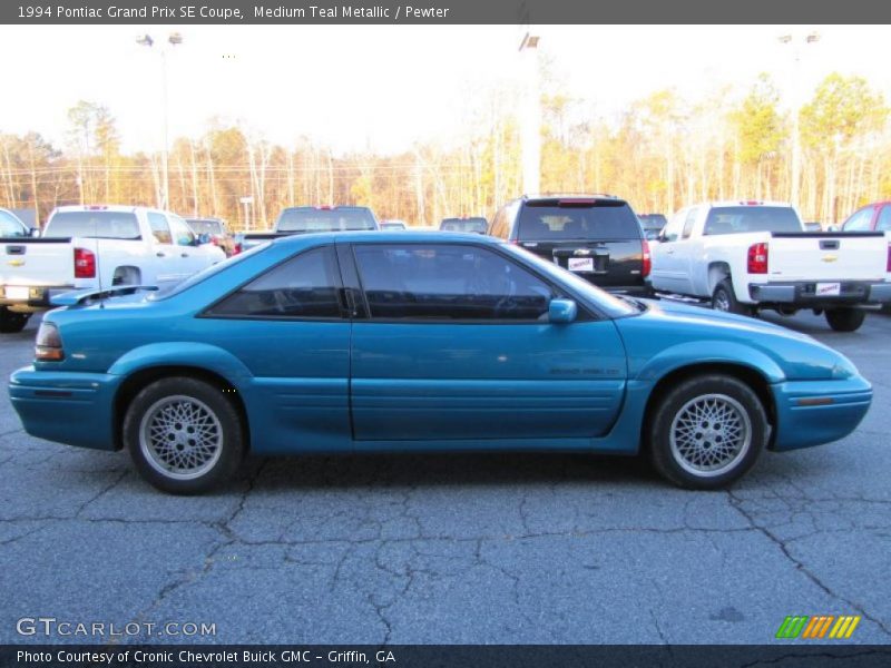 Medium Teal Metallic / Pewter 1994 Pontiac Grand Prix SE Coupe