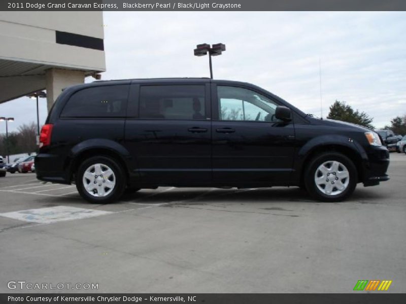 Blackberry Pearl / Black/Light Graystone 2011 Dodge Grand Caravan Express