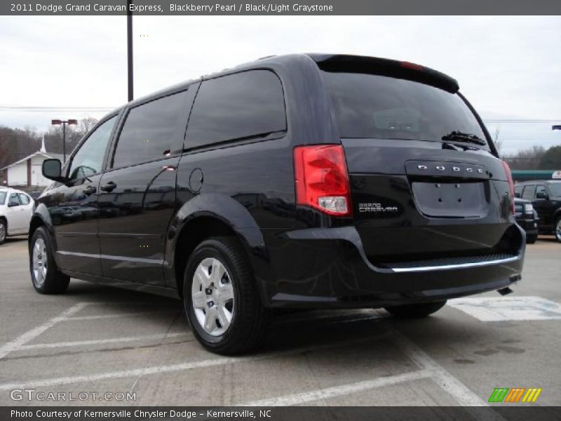 Blackberry Pearl / Black/Light Graystone 2011 Dodge Grand Caravan Express