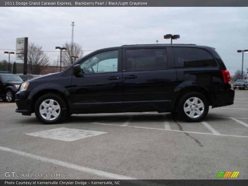Blackberry Pearl / Black/Light Graystone 2011 Dodge Grand Caravan Express