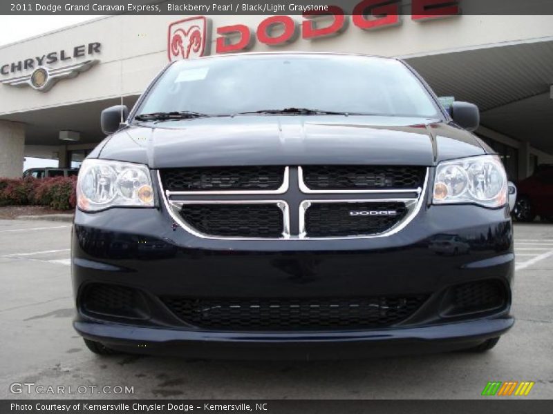 Blackberry Pearl / Black/Light Graystone 2011 Dodge Grand Caravan Express