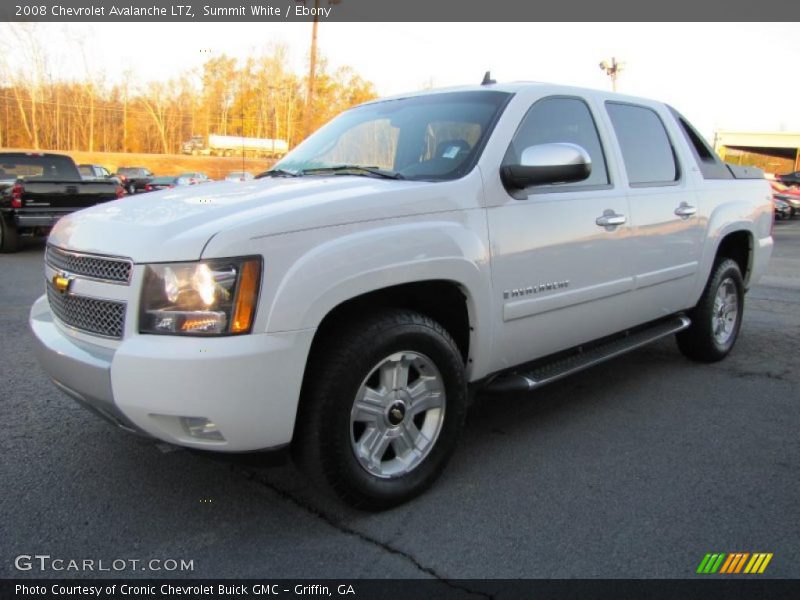 Summit White / Ebony 2008 Chevrolet Avalanche LTZ