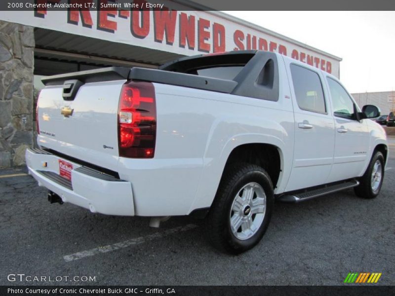 Summit White / Ebony 2008 Chevrolet Avalanche LTZ
