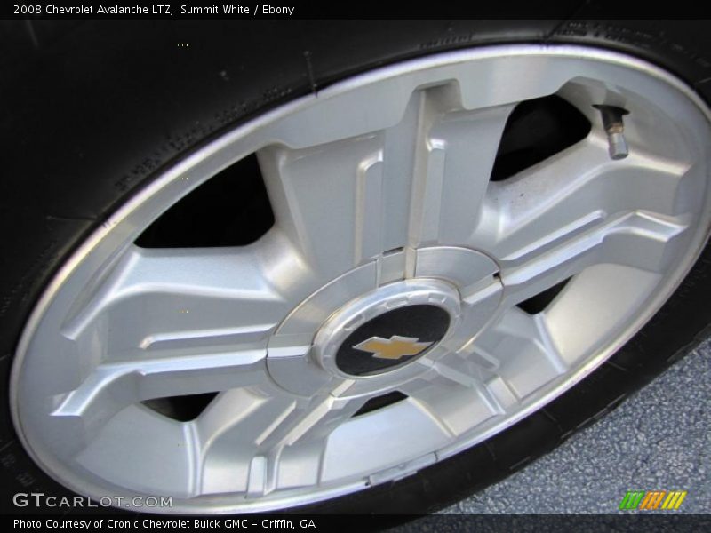 Summit White / Ebony 2008 Chevrolet Avalanche LTZ