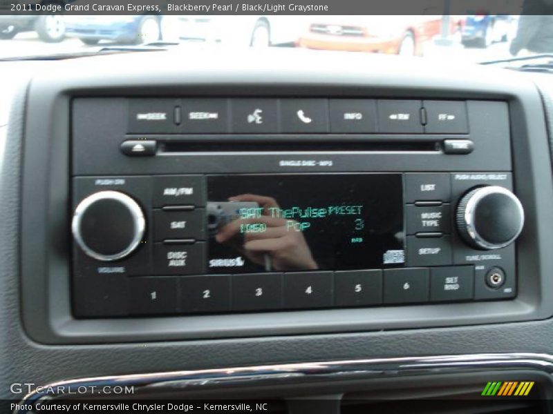 Blackberry Pearl / Black/Light Graystone 2011 Dodge Grand Caravan Express