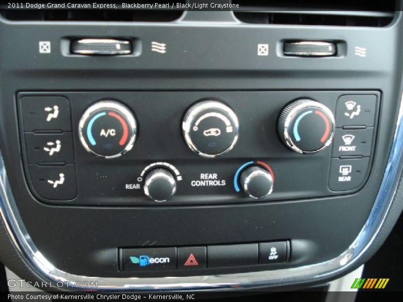 Blackberry Pearl / Black/Light Graystone 2011 Dodge Grand Caravan Express