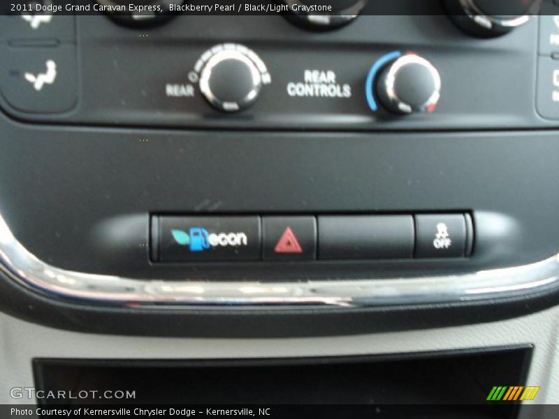 Blackberry Pearl / Black/Light Graystone 2011 Dodge Grand Caravan Express