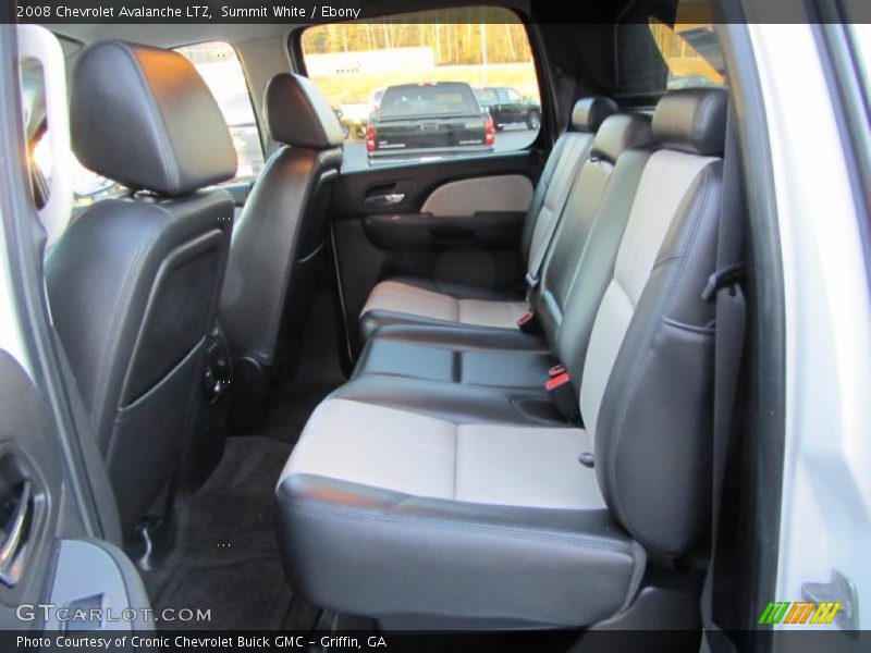 Summit White / Ebony 2008 Chevrolet Avalanche LTZ