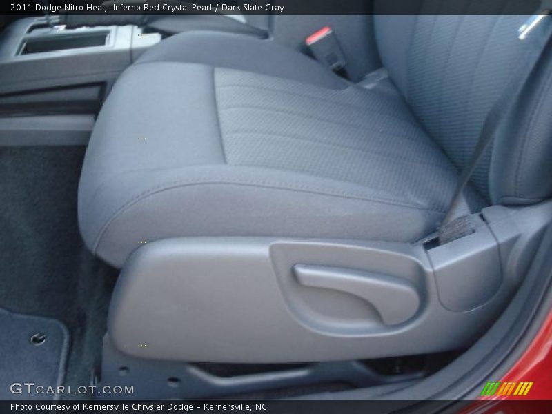 Inferno Red Crystal Pearl / Dark Slate Gray 2011 Dodge Nitro Heat